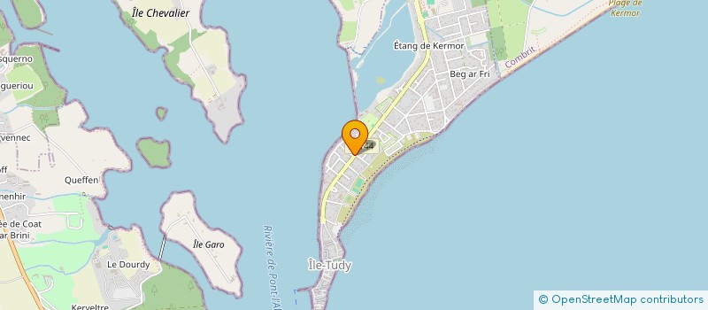 localisation de l'entreprise MADAME LISETTE LE CLEACH  ILE-TUDY