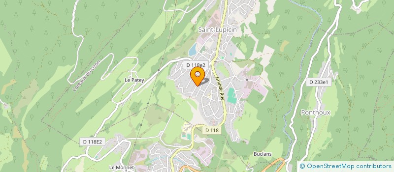 localisation de l'entreprise MADAME LISETTE MEUGNIER  COTEAUX DU LIZON