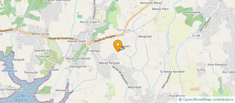 localisation de l'entreprise MADAME LISETTE NEZET  FOUESNANT