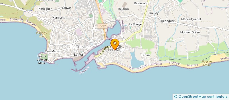 localisation de l'entreprise MADAME LISIANE AUTRET  TREFFIAGAT