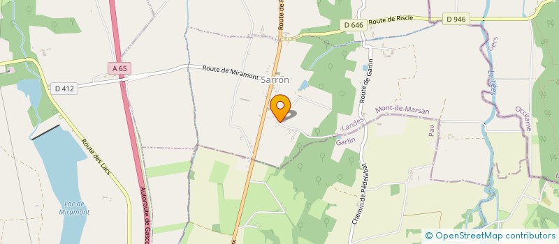 localisation de l'entreprise MADAME LISIANE BRETHES  SARRON