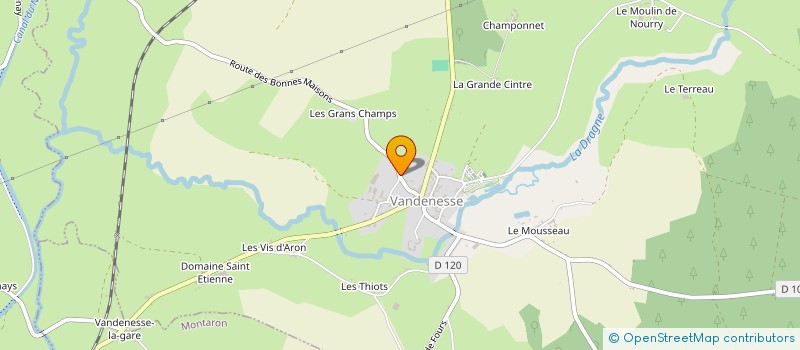 localisation de l'entreprise MADAME LISIANE VIOLLON à VANDENESSE