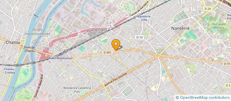 localisation de l'entreprise MADAME LISON BALAY  NANTERRE