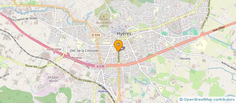 localisation de l'entreprise MADAME LISON BELAIDI à HYERES