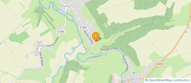 localisation de l'entreprise MADAME LISON BENOIST  PULLIGNY