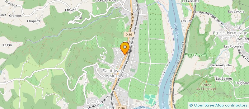 localisation de l'entreprise MADAME LISON BONNEFOY  SAINT-PERAY