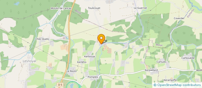 localisation de l'entreprise MADAME LISON CORPART  QUESTEMBERT