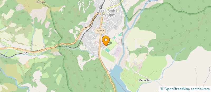 localisation de l'entreprise MADAME LISON COUTAUD  SAINT-ANDRE-LES-ALPES