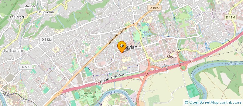 localisation de l'entreprise MADAME LISON DEMARTINI  MEYLAN