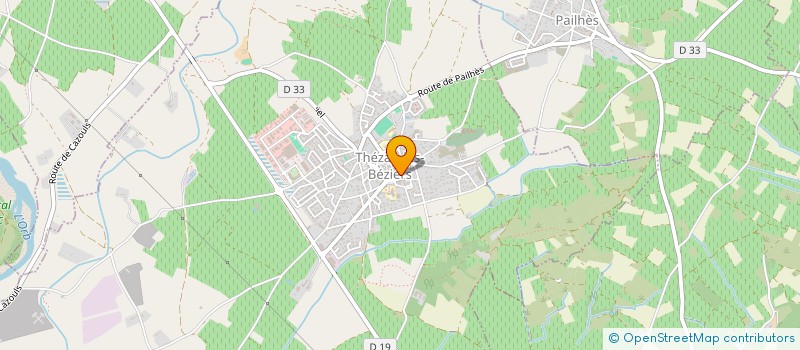 localisation de l'entreprise MADAME LISON DEVINEAU  THEZAN-LES-BEZIERS