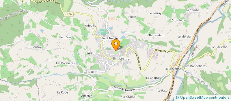 localisation de l'entreprise MADAME LISON DUBOST  BESSENAY