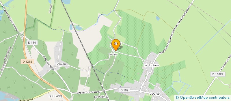 localisation de l'entreprise MADAME LISON GARDIES  QUEYRAC