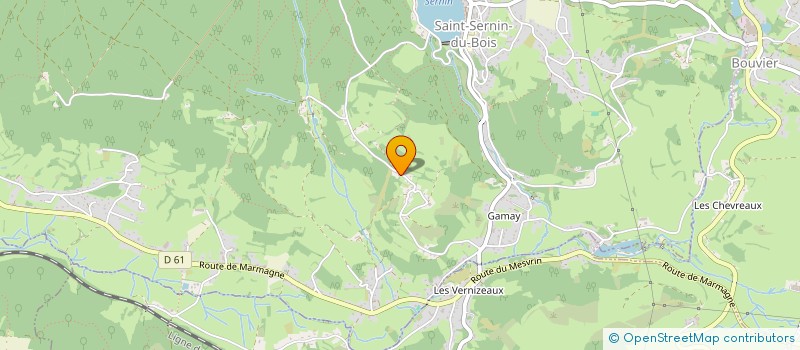 localisation de l'entreprise MADAME LISON GILLOT  SAINT-SERNIN-DU-BOIS