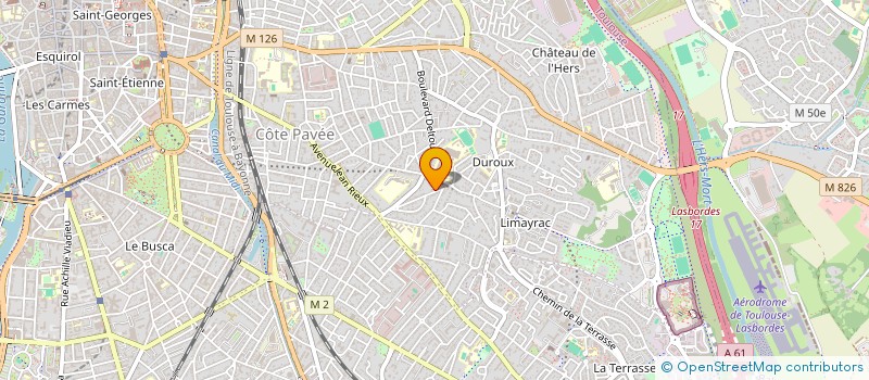 localisation de l'entreprise MADAME LISON JOUARD  TOULOUSE