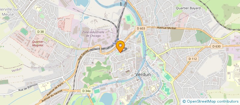 localisation de l'entreprise MADAME LISON LECAILLON à VERDUN