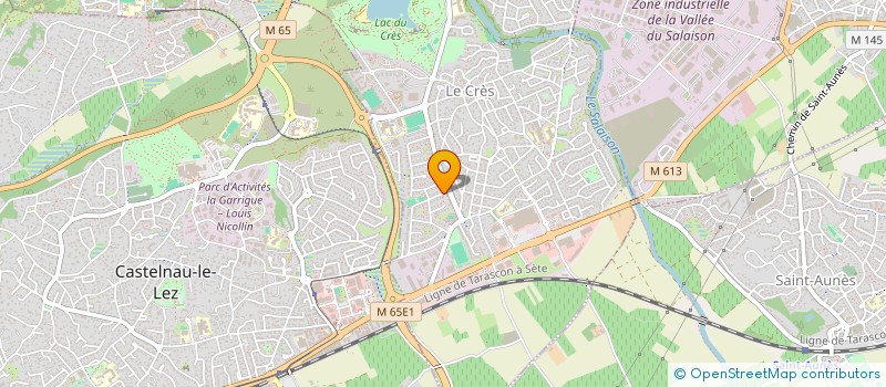 localisation de l'entreprise MADAME LISON MILESI  LE CRES