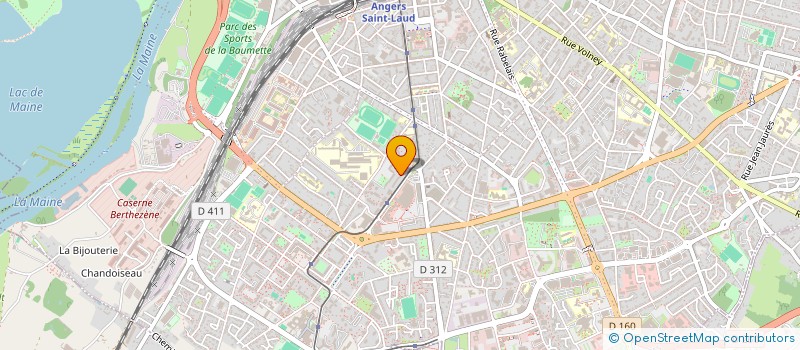 localisation de l'entreprise MADAME LISON PASQUIER - -ROBIC  ANGERS