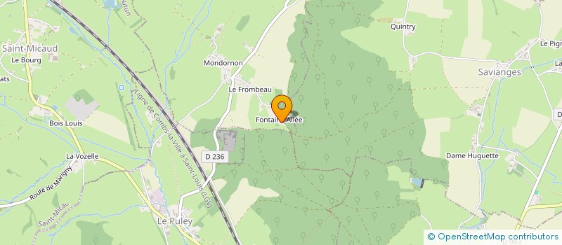 localisation de l'entreprise MADAME LISON PROUDHON  SAINT-PRIVE