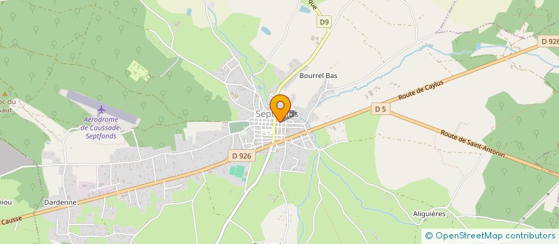 localisation de l'entreprise MADAME LISON RAMOUNEAU  SEPTFONDS