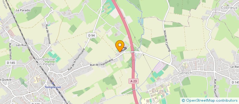localisation de l'entreprise MADAME LISON ROUSSELLE  TEMPLEUVE-EN-PEVELE