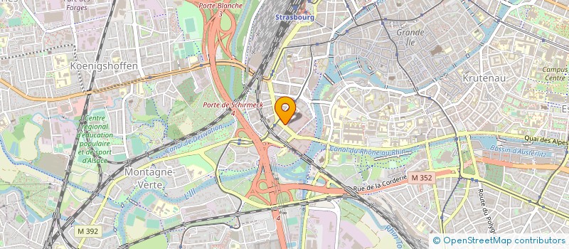 localisation de l'entreprise MADAME LISON SCHERRER à STRASBOURG
