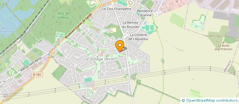 localisation de l'entreprise MADAME LISON STEEG à MENNECY
