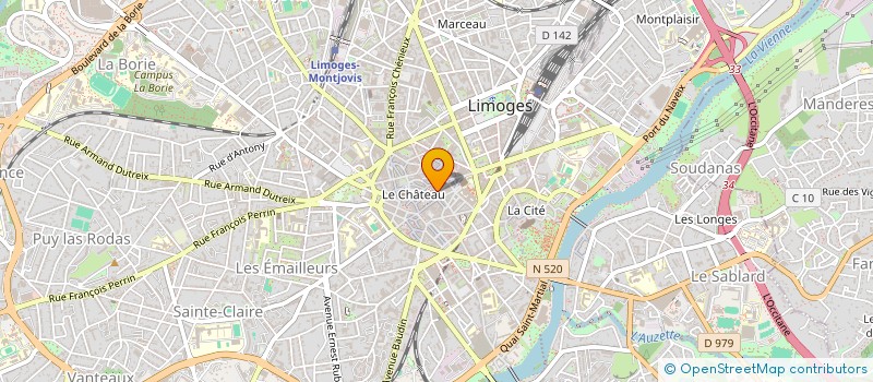 localisation de l'entreprise MADAME LISSA NDOYE à LIMOGES