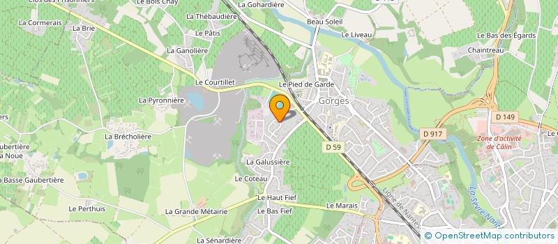 localisation de l'entreprise MADAME LISSETTE RIVAS  GORGES