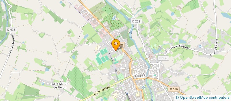 localisation de l'entreprise MADAME LISSIA DEBENEST  NERAC