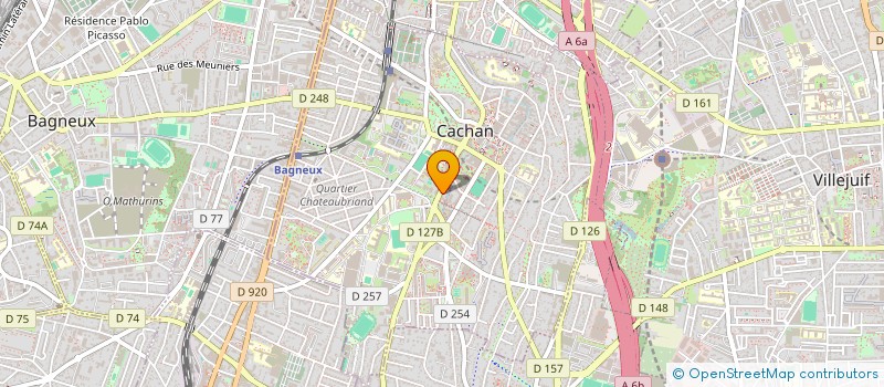 localisation de l'entreprise MADAME LITICIA PINTO  CACHAN