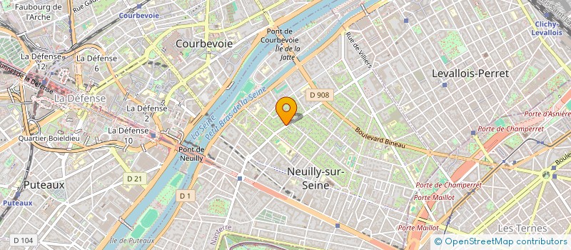 localisation de l'entreprise MADAME LITICIA POATY à NEUILLY-SUR-SEINE