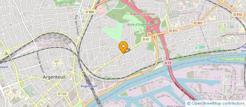 localisation de l'entreprise MADAME LITWIN HERPE  ARGENTEUIL