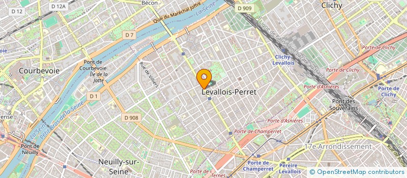 localisation de l'entreprise MADAME LIUBOV KACHAK  LEVALLOIS-PERRET