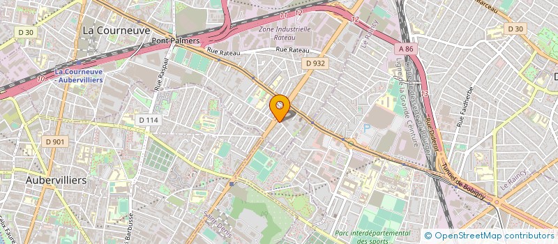 localisation de l'entreprise MADAME LIUBOV RABOTA à LA COURNEUVE