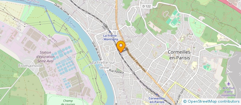 localisation de l'entreprise MADAME LIUDMILA CRECIUN à LA FRETTE-SUR-SEINE