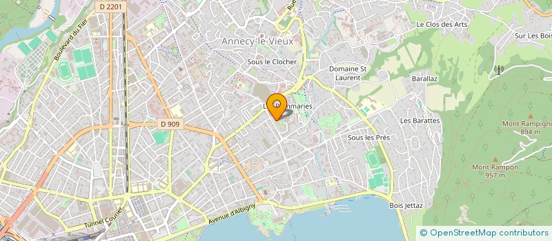 localisation de l'entreprise MADAME LIUDMILA DOS SANTOS NOBRE CARVALHO BEASSE à ANNECY