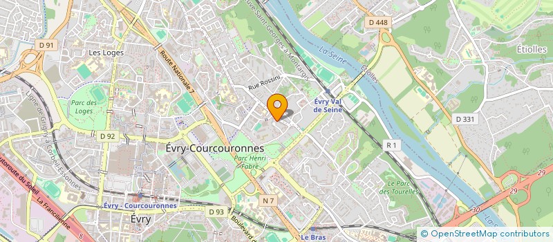 localisation de l'entreprise MADAME LIUDMILA GHENCEA  EVRY-COURCOURONNES