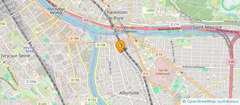 localisation de l'entreprise MADAME LIUDMILA GROSHEVA  ALFORTVILLE