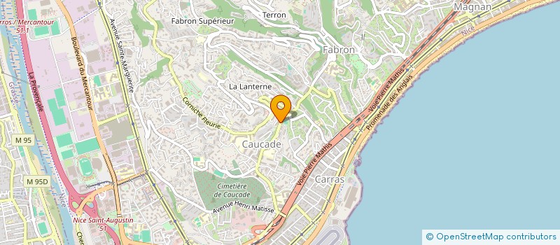 localisation de l'entreprise MADAME LIUDMILA OS'MUSHINA à NICE