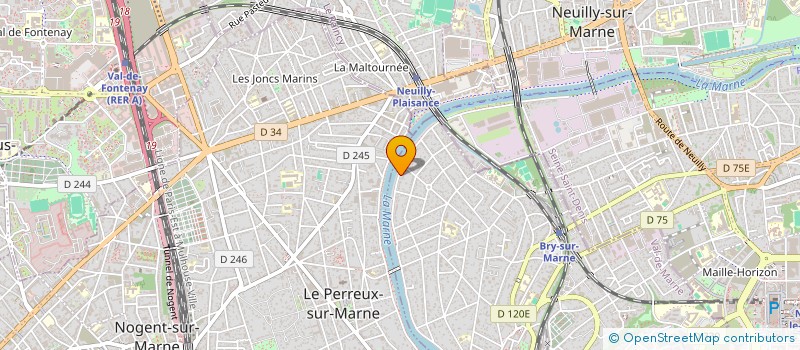 localisation de l'entreprise MADAME LIUDMILA RUSSU  BRY-SUR-MARNE