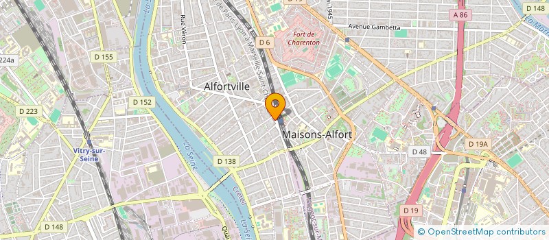 localisation de l'entreprise MADAME LIUDMYLA LEVCHENKO  ALFORTVILLE