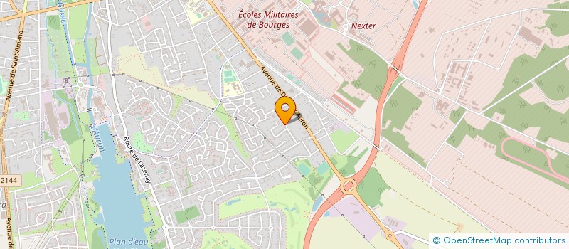 localisation de l'entreprise MADAME LIUDMYLA PLATONOVA  BOURGES