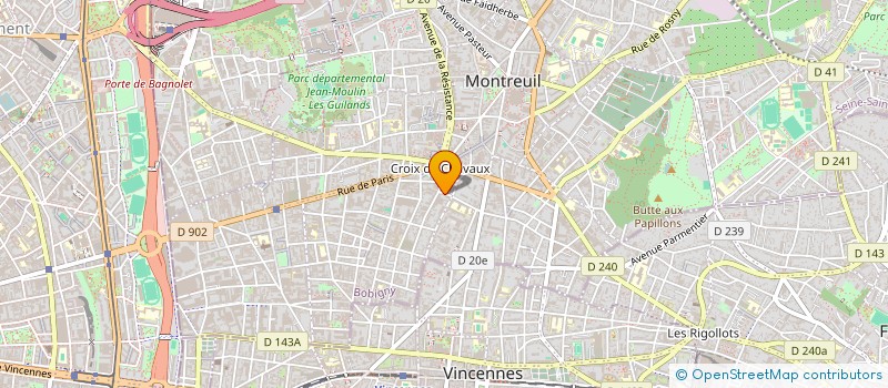 localisation de l'entreprise MADAME LIV MECHIN à MONTREUIL