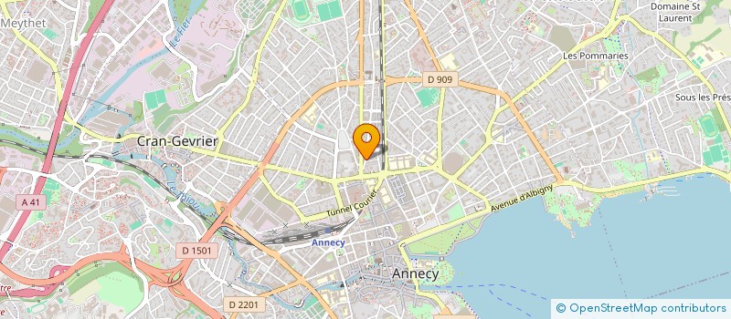 localisation de l'entreprise MADAME LIVANIA QUINTANILHA  ANNECY