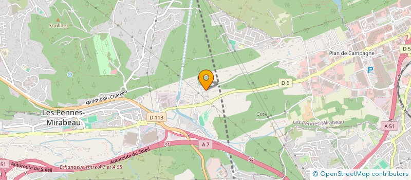 localisation de l'entreprise MADAME LIVIA CAROTENUTO à LES PENNES-MIRABEAU