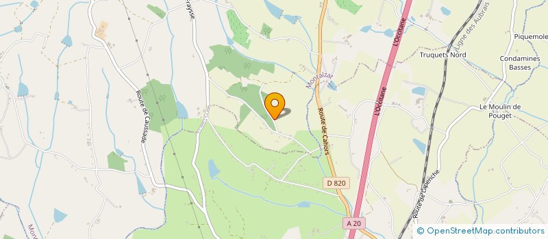 localisation de l'entreprise MADAME LIVIA CIOARA  MONTALZAT