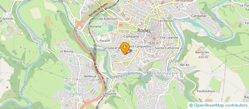 localisation de l'entreprise MADAME LIVIA DANILA  RODEZ