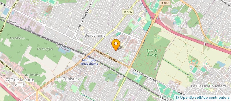 localisation de l'entreprise MADAME LIVIA DOMINGUEZ  TAVERNY