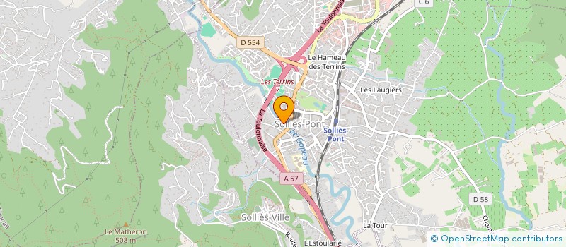 localisation de l'entreprise MADAME LIVIA DONATONE  SOLLIES-PONT