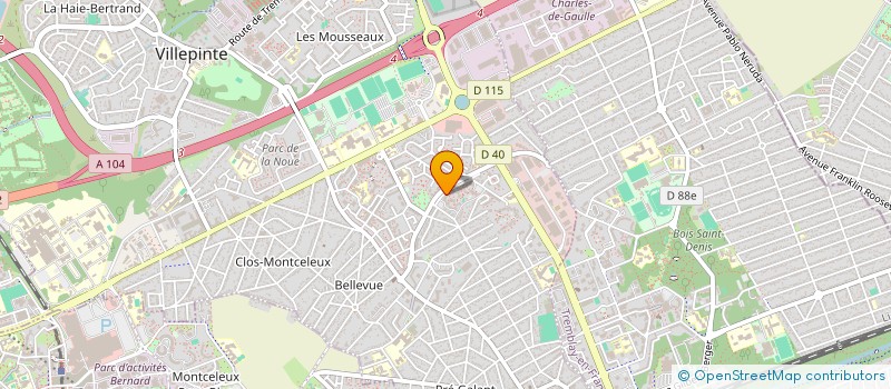 localisation de l'entreprise MADAME LIVIA FREDERIC  VILLEPINTE